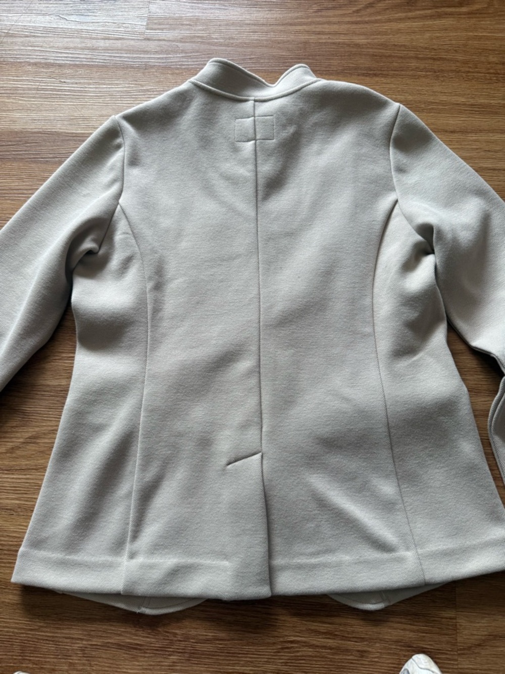 Banana Republic Light Beige Stand-Collar Button Jacket - Picture 6 of 6